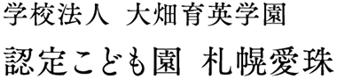 認定こども園 札幌愛珠｜学校法人 大畑育英学園